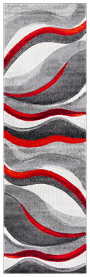 GREY / RED
