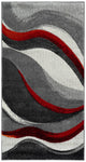 GREY / RED