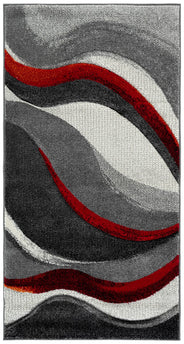 GREY / RED