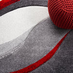 GREY / RED