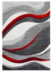 GREY / RED