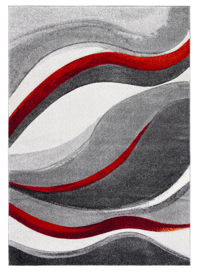 GREY / RED