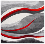 GREY / RED
