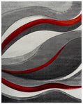 GREY / RED