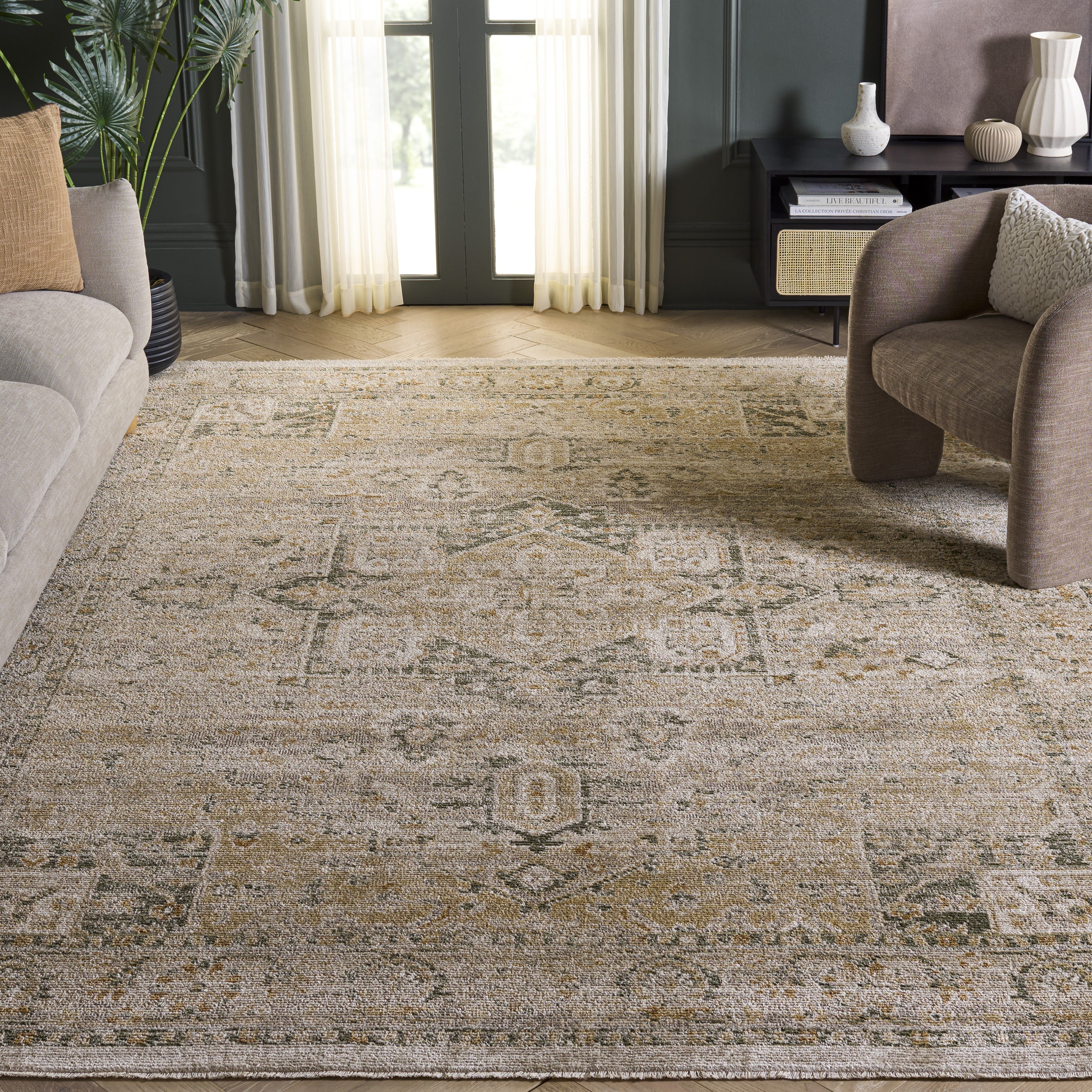 HAZEL 500 – TAUPE / GREEN