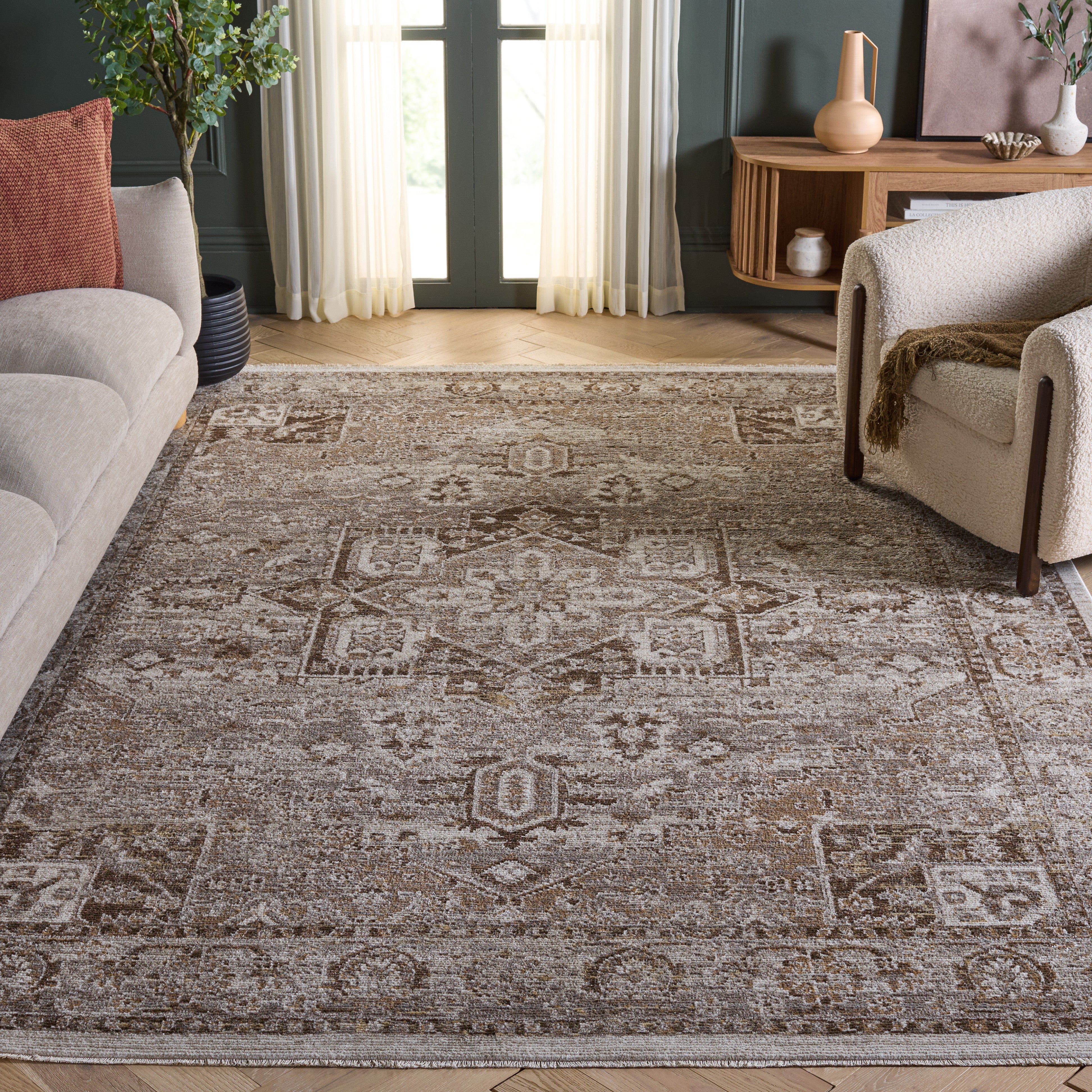 HAZEL 500 – BROWN / IVORY