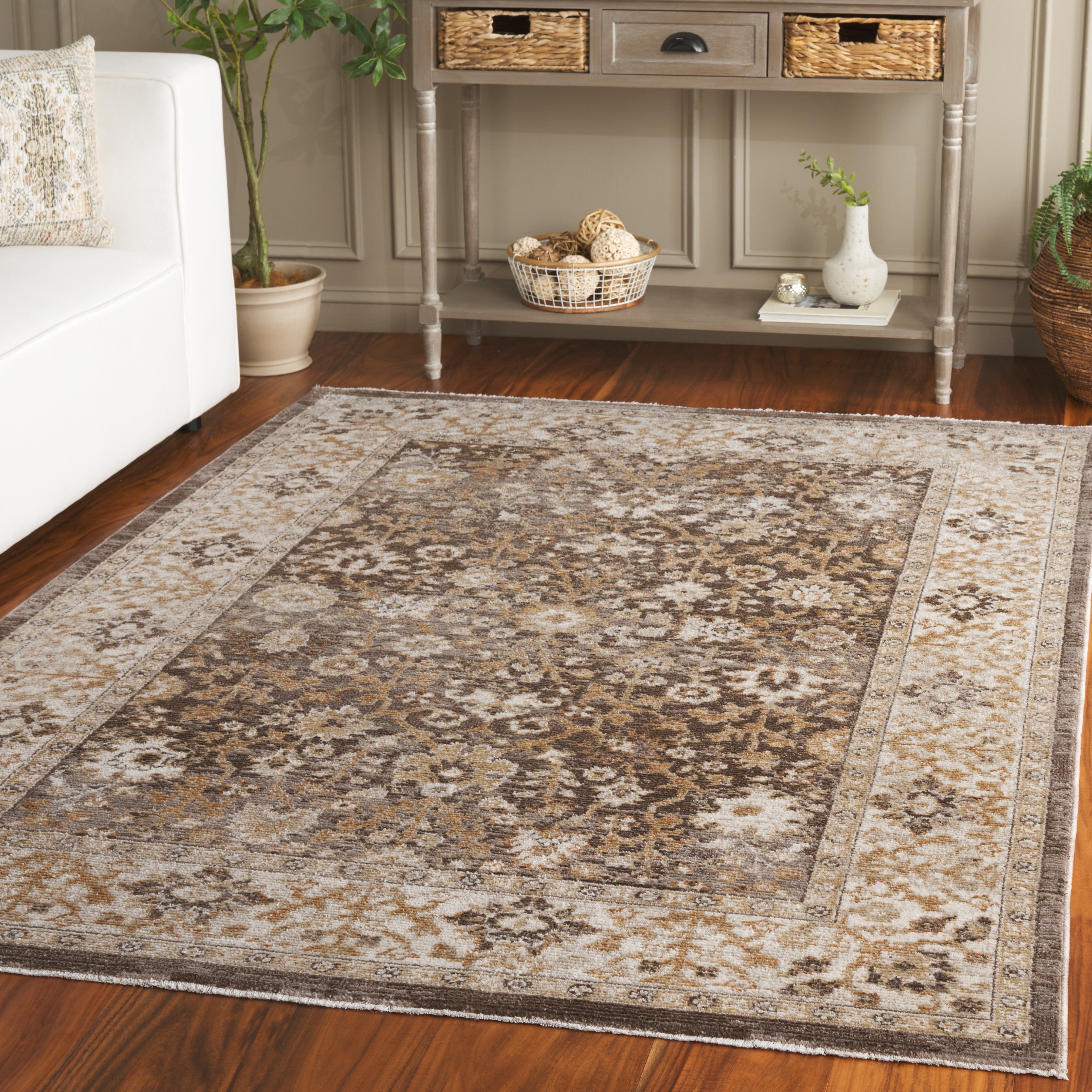 HAZEL 502 – BROWN / IVORY