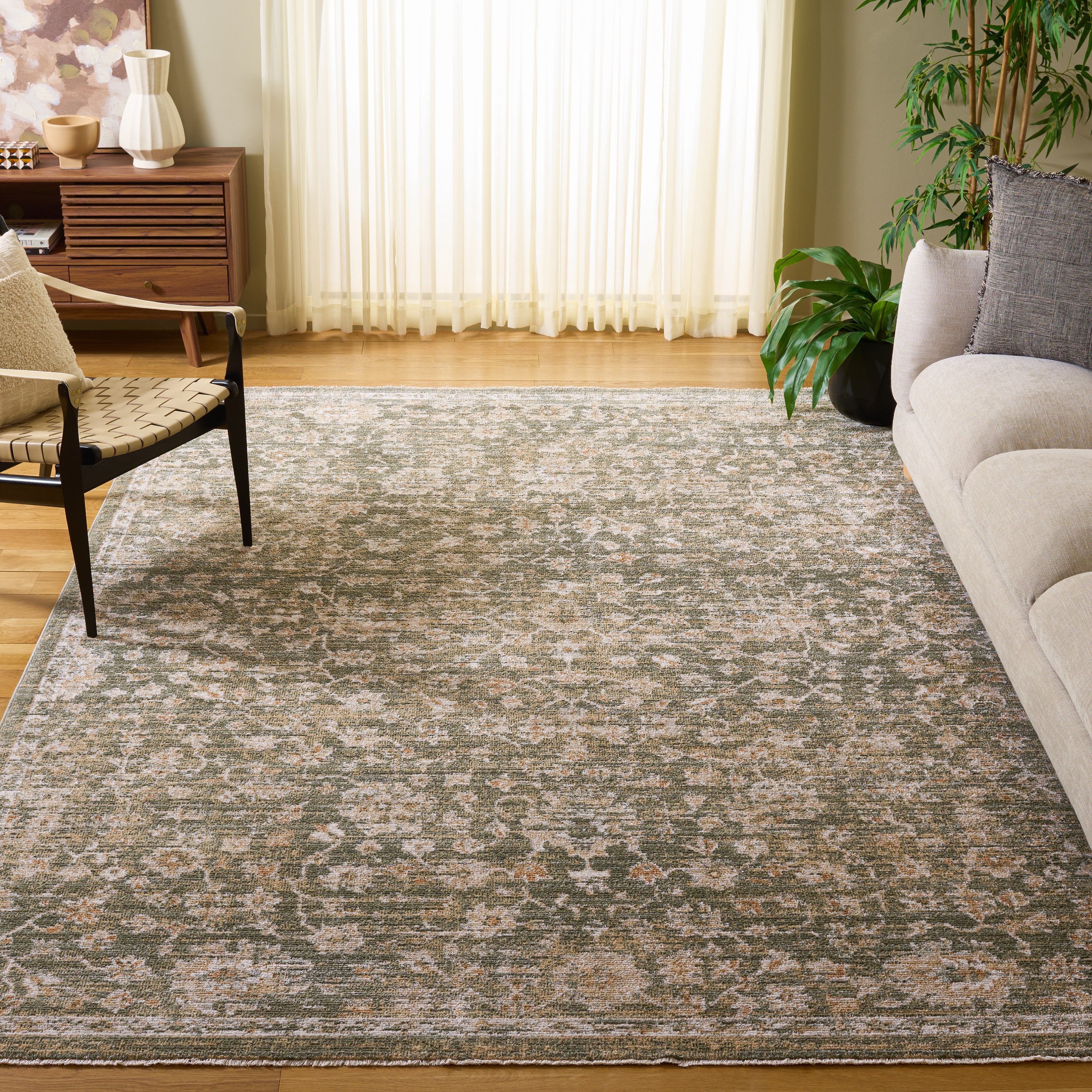 HAZEL 506 – GREEN / BEIGE