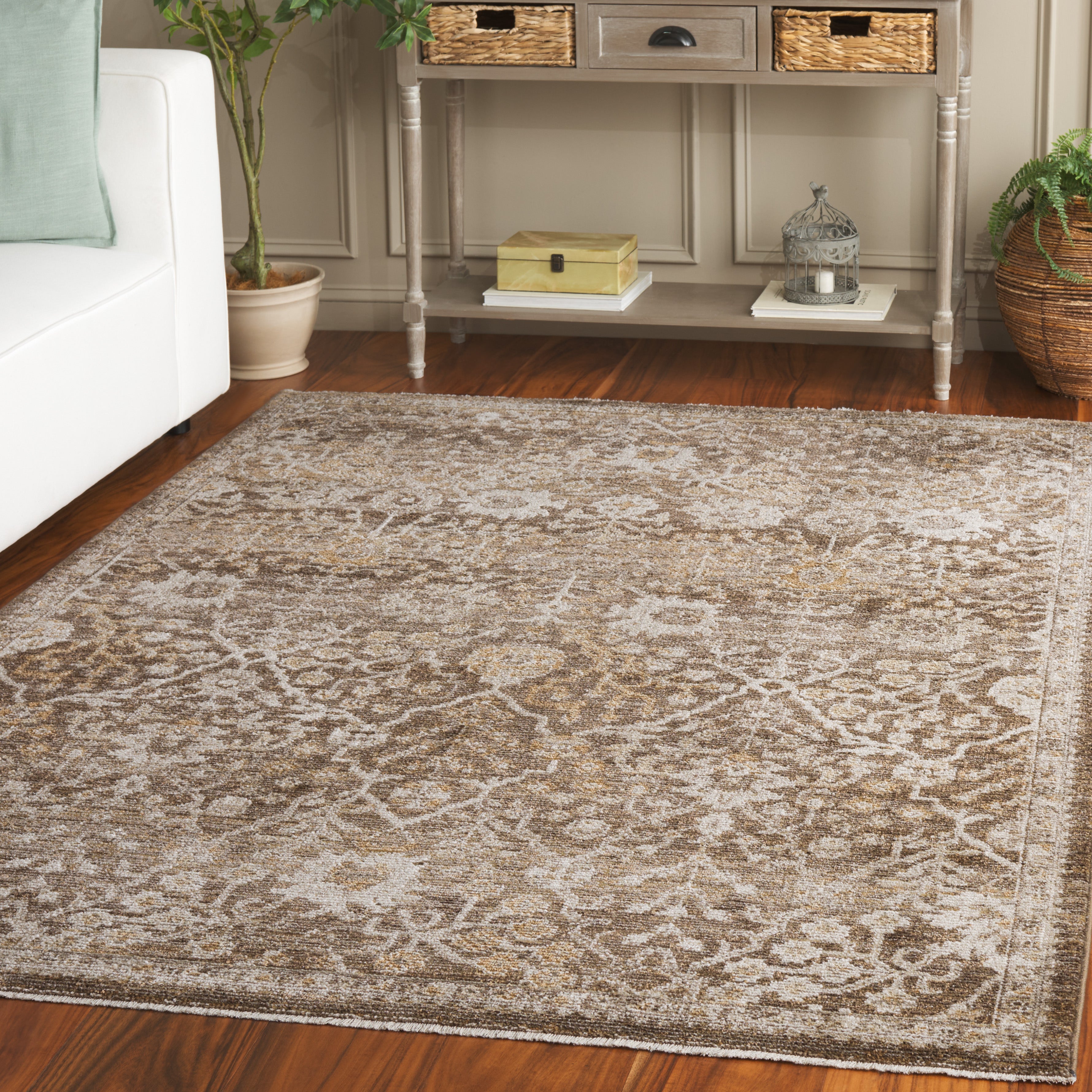 HAZEL 508 – BROWN / IVORY