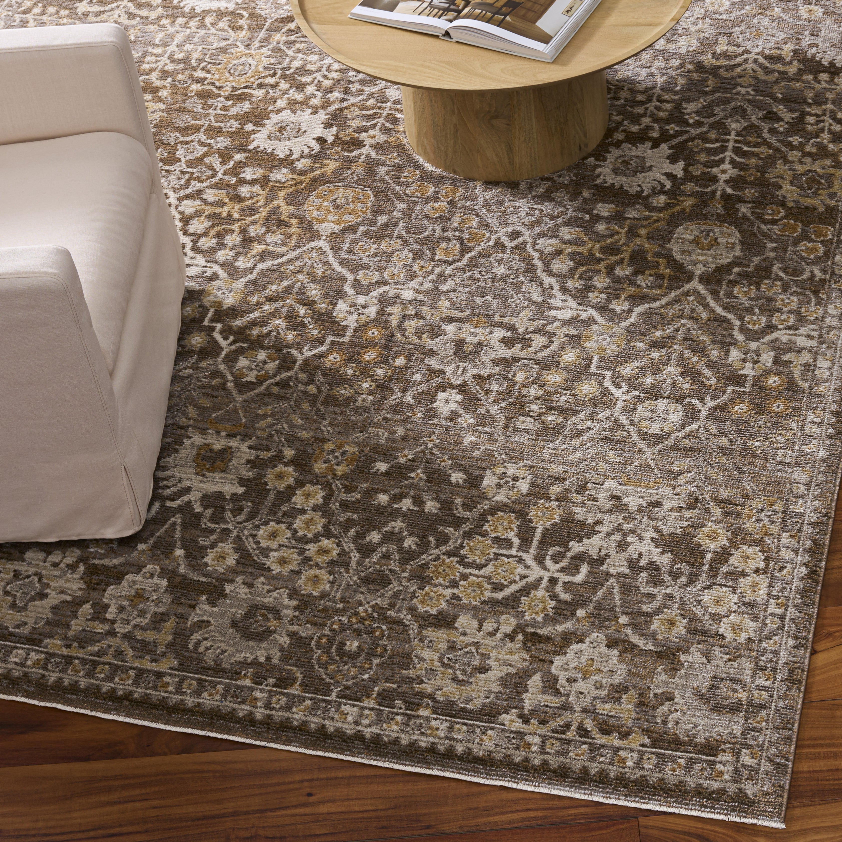 HAZEL 508 – BROWN / IVORY