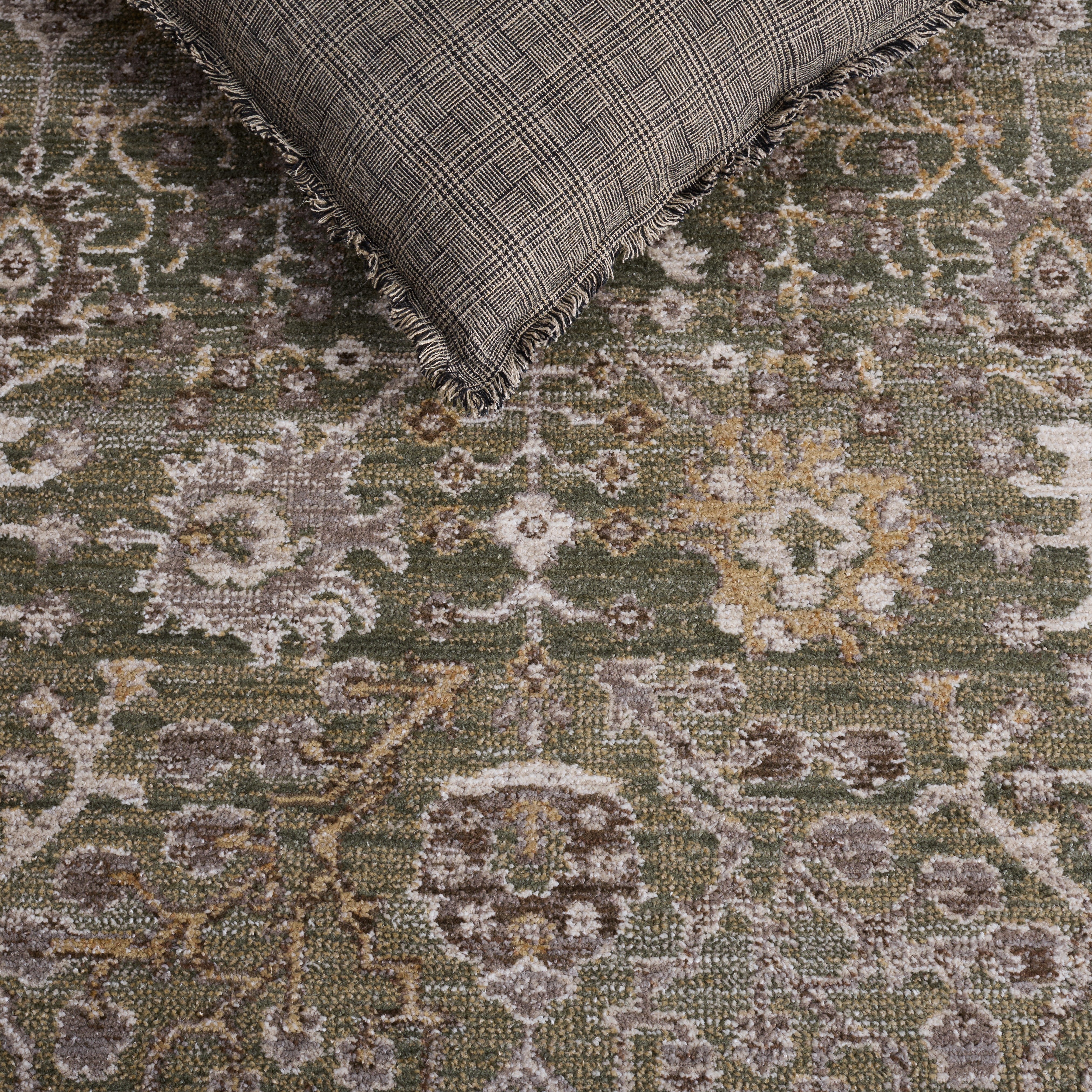 HAZEL 508 – GREEN / BEIGE