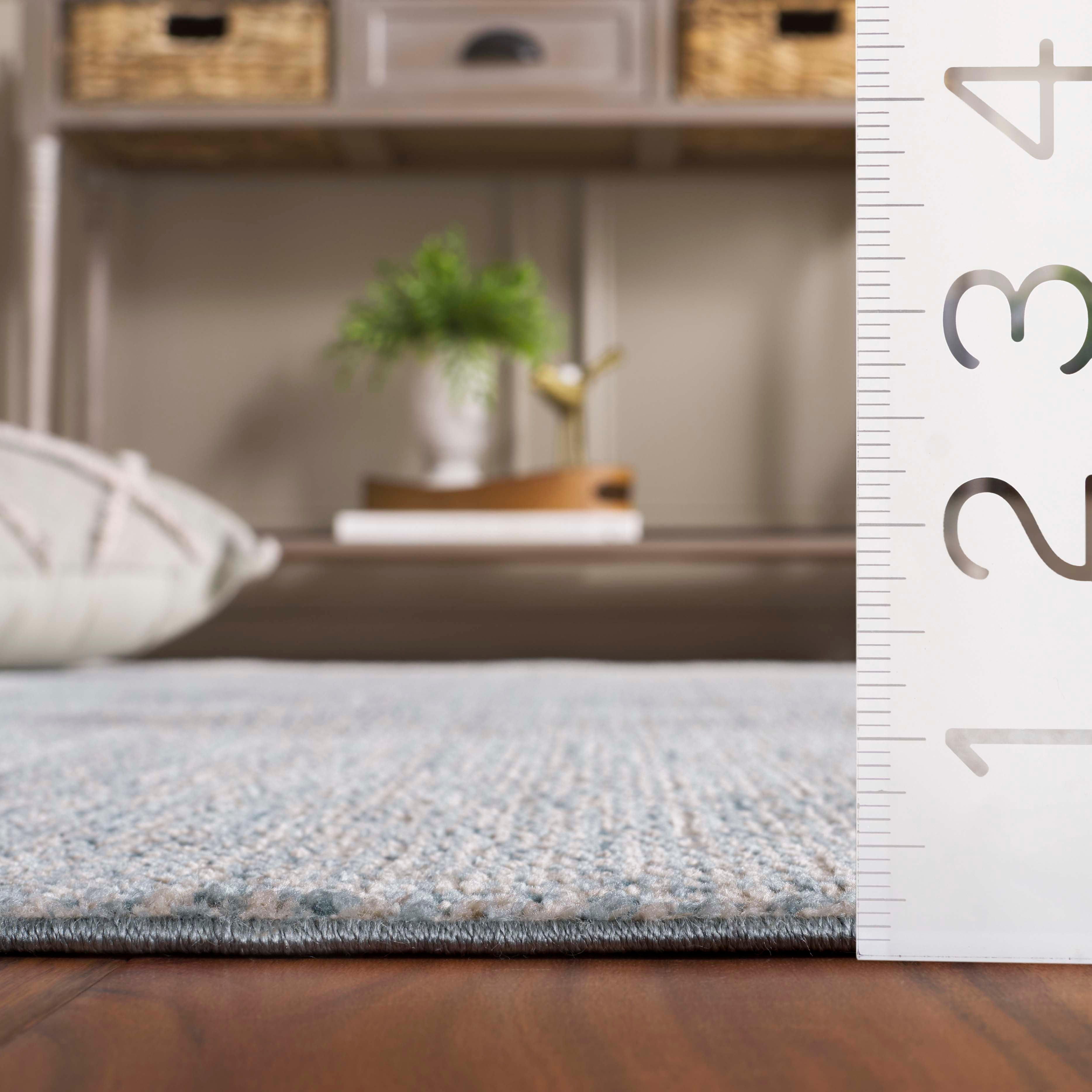 HAZEL 516 – AQUA / BEIGE