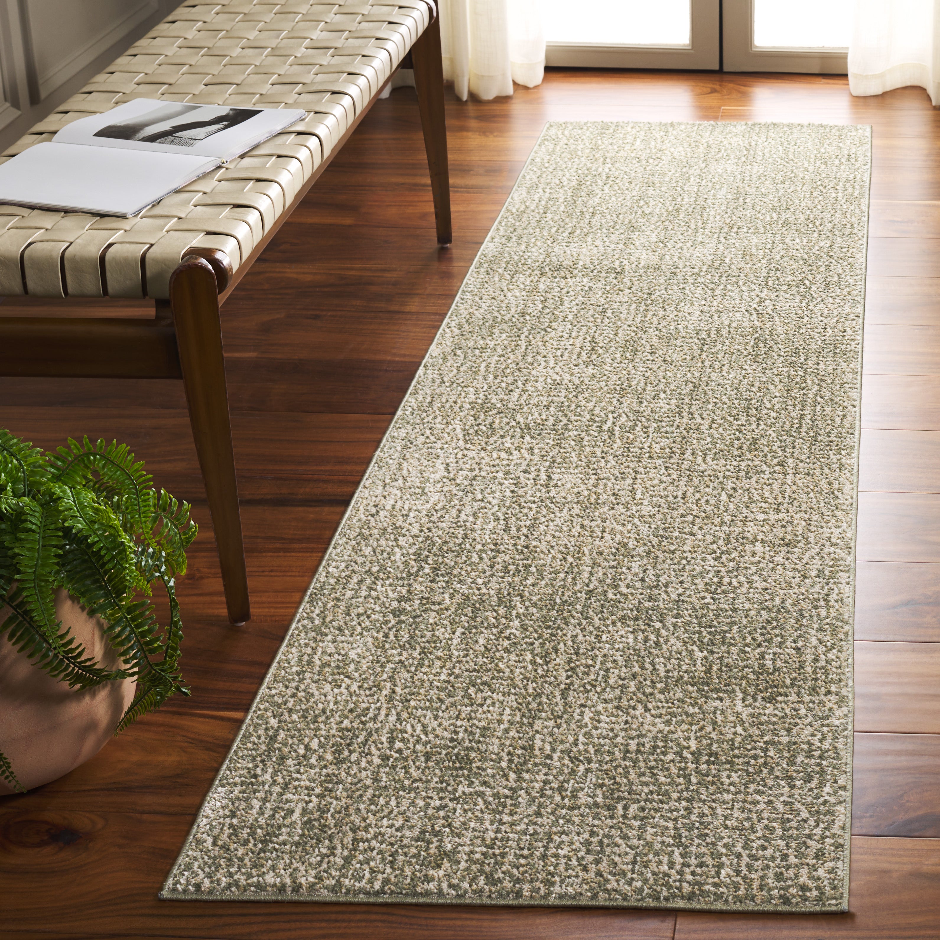 HAZEL 516 – GREEN / BEIGE