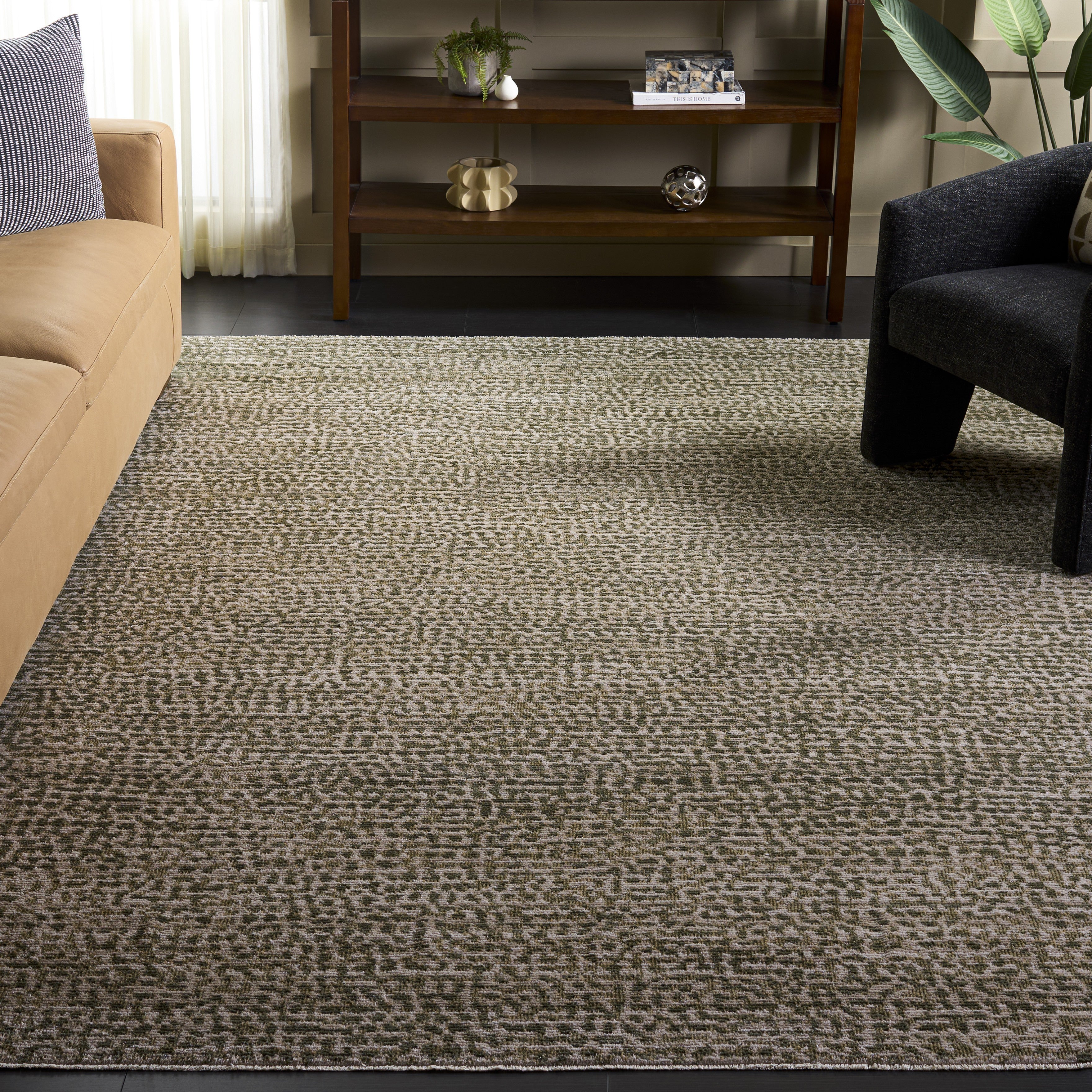 HAZEL 516 – GREEN / BEIGE