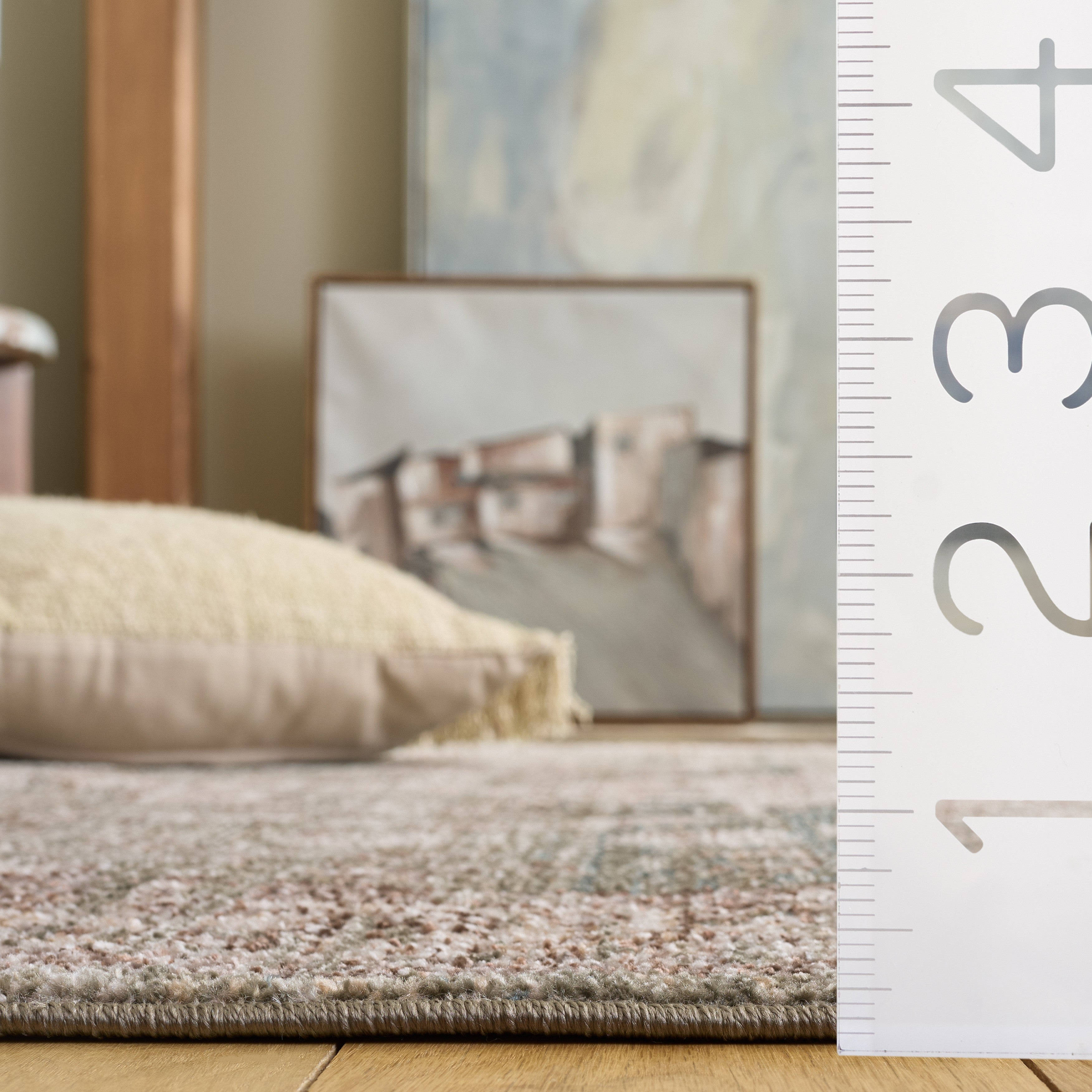 HAZEL 518 – GREEN / BEIGE