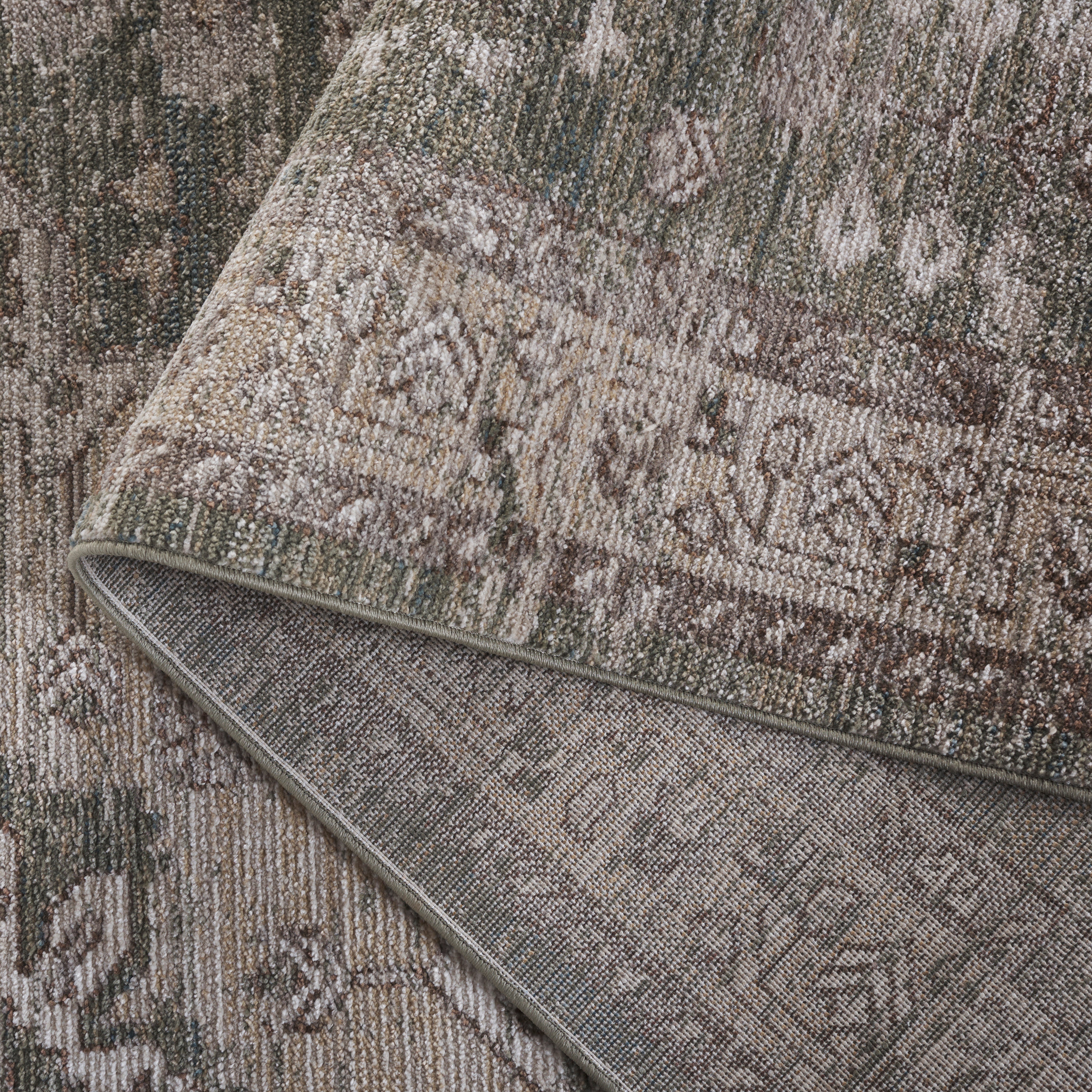 HAZEL 518 – GREEN / BEIGE