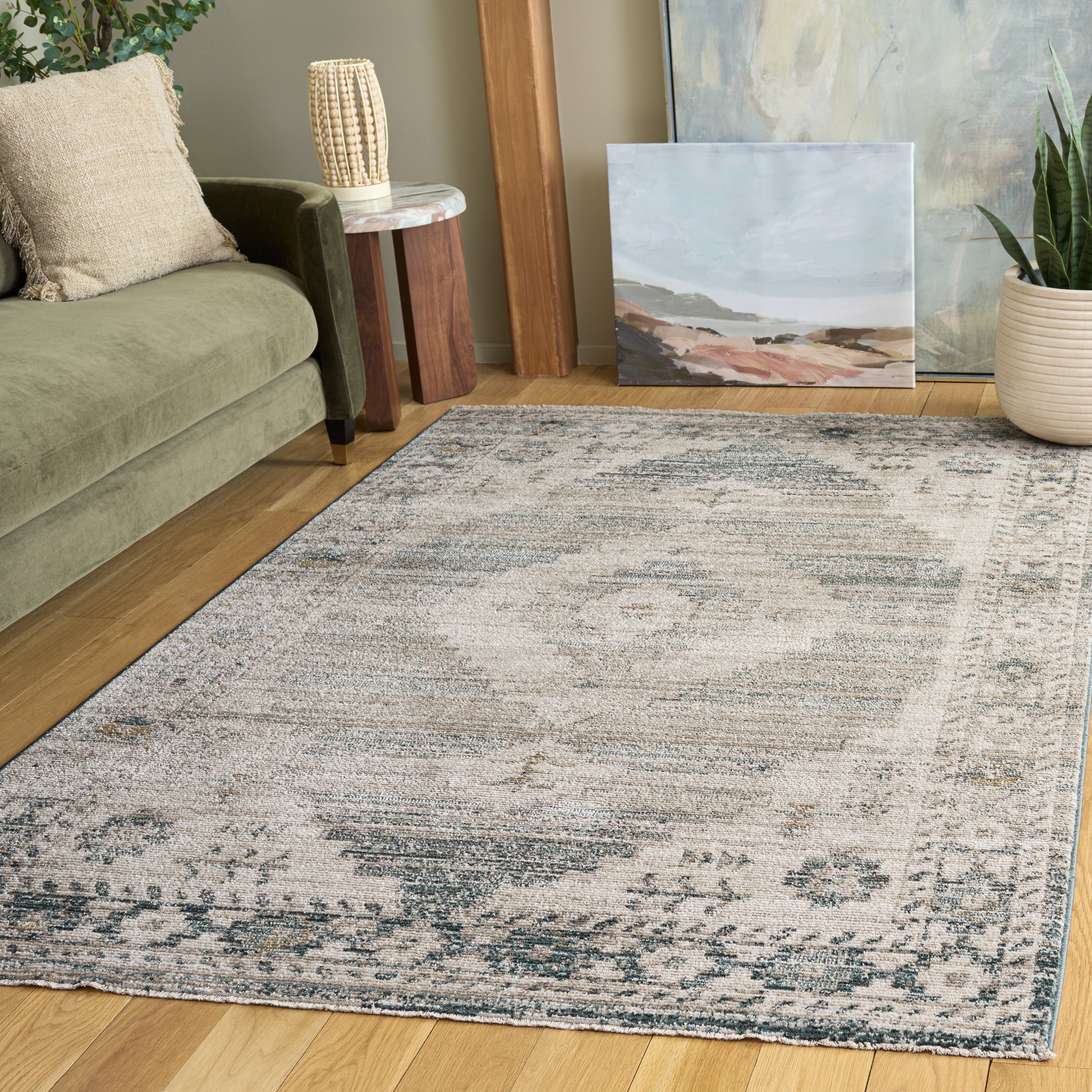 HAZEL 520 – BLUE / BEIGE