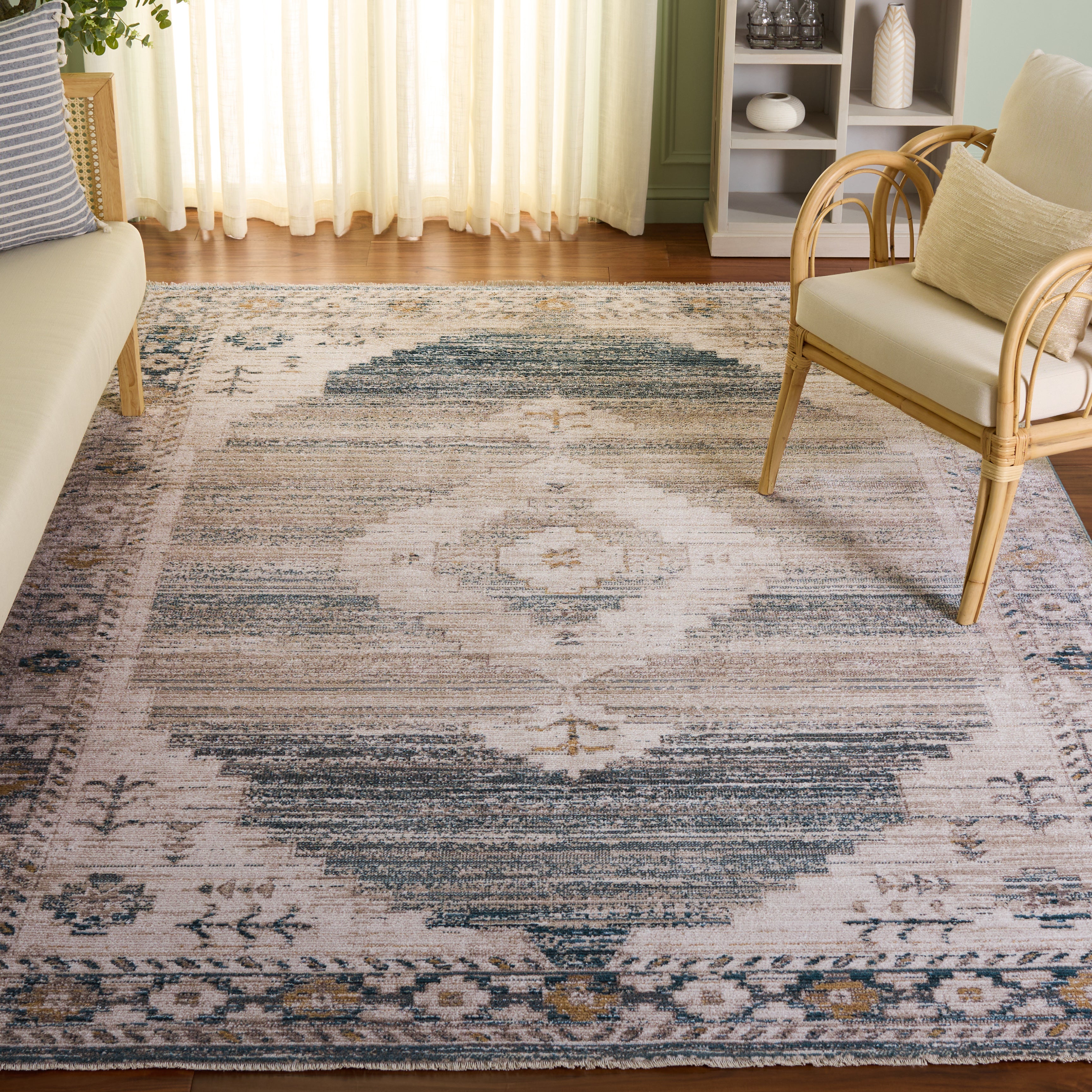 HAZEL 520 – BLUE / BEIGE