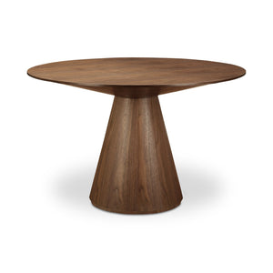 Moe's Home Collection - Otago Dining Table Round Walnut - KC-1028-03-0