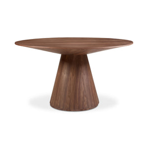 Moe's Home Collection - Otago Dining Table 54In Round Walnut - KC-1029-03-0