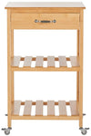 Safavieh Corteau Kitchen Cart, KCH1900 - Natural 