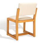safavieh couture galileo linen dining chair, knt4113 - Sand