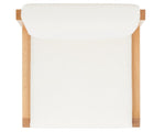 safavieh couture galileo linen dining chair, knt4113 - Natural / Ivory