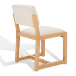 safavieh couture galileo linen dining chair, knt4113 - Natural / Beige