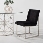 BLACK / SILVER-Upholstery