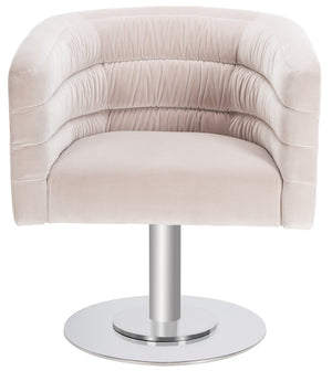 Safavieh Couture Marie Velvet Swivel Tub Chair, KNT7059