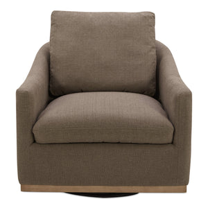 Moe's Home Collection - Linden Swivel Chair Soft Taupe - KQ-1029-39-USA