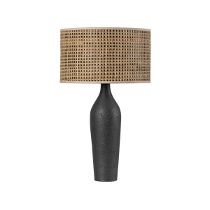 Hudson Valley Lighting Wingdale Table Lamp-Aged Brass/Ceramic Black Ash