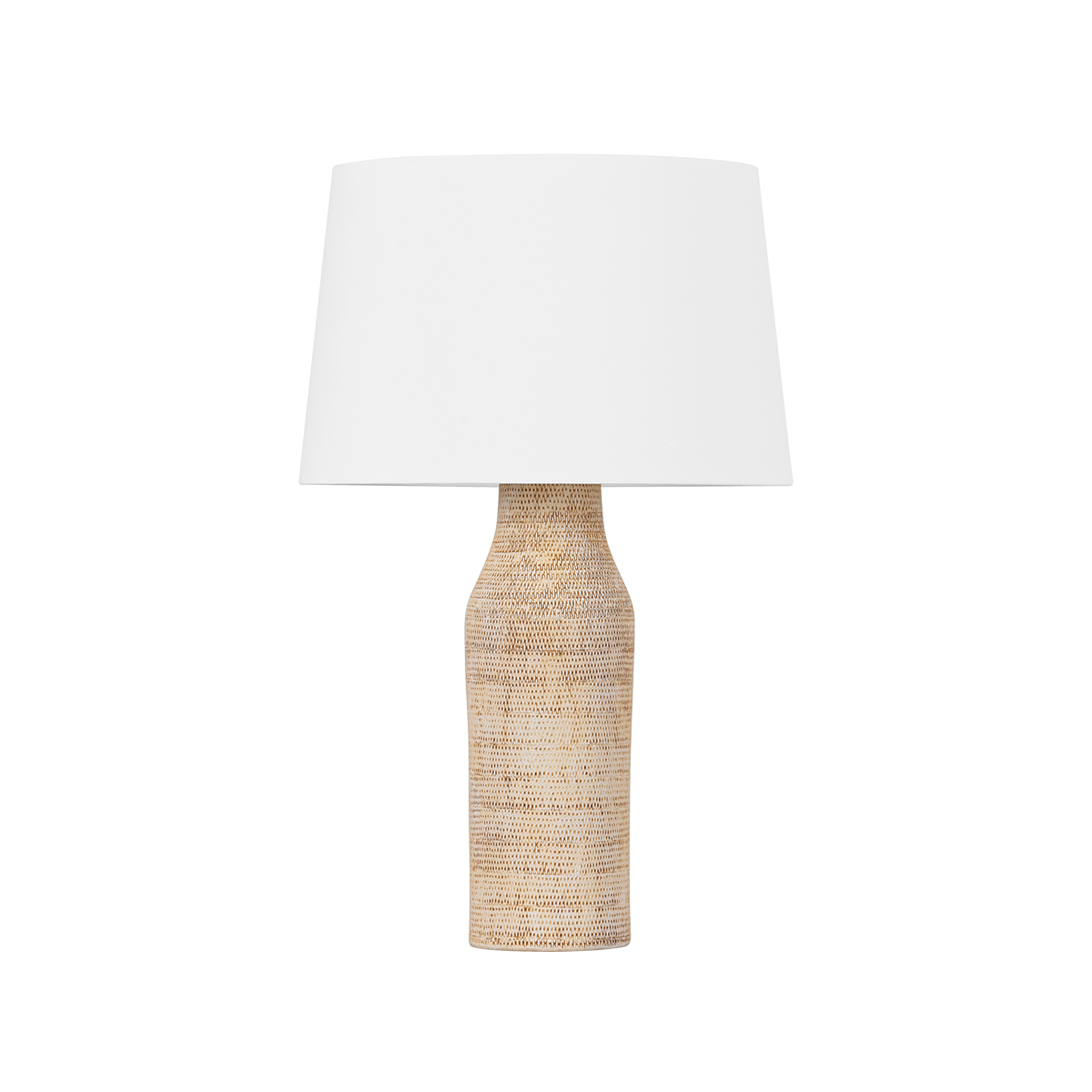 Hudson Valley Lighting Medina Table Lamp-Aged Brass/Ceramic Basketweave