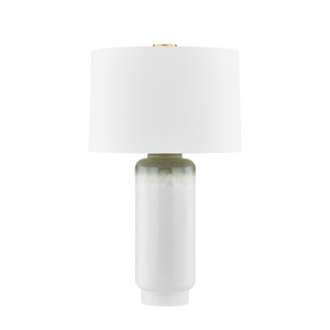 Hudson Valley Lighting Stafford Table Lamp-Aged Brass/Ceramic Meadow Ombre