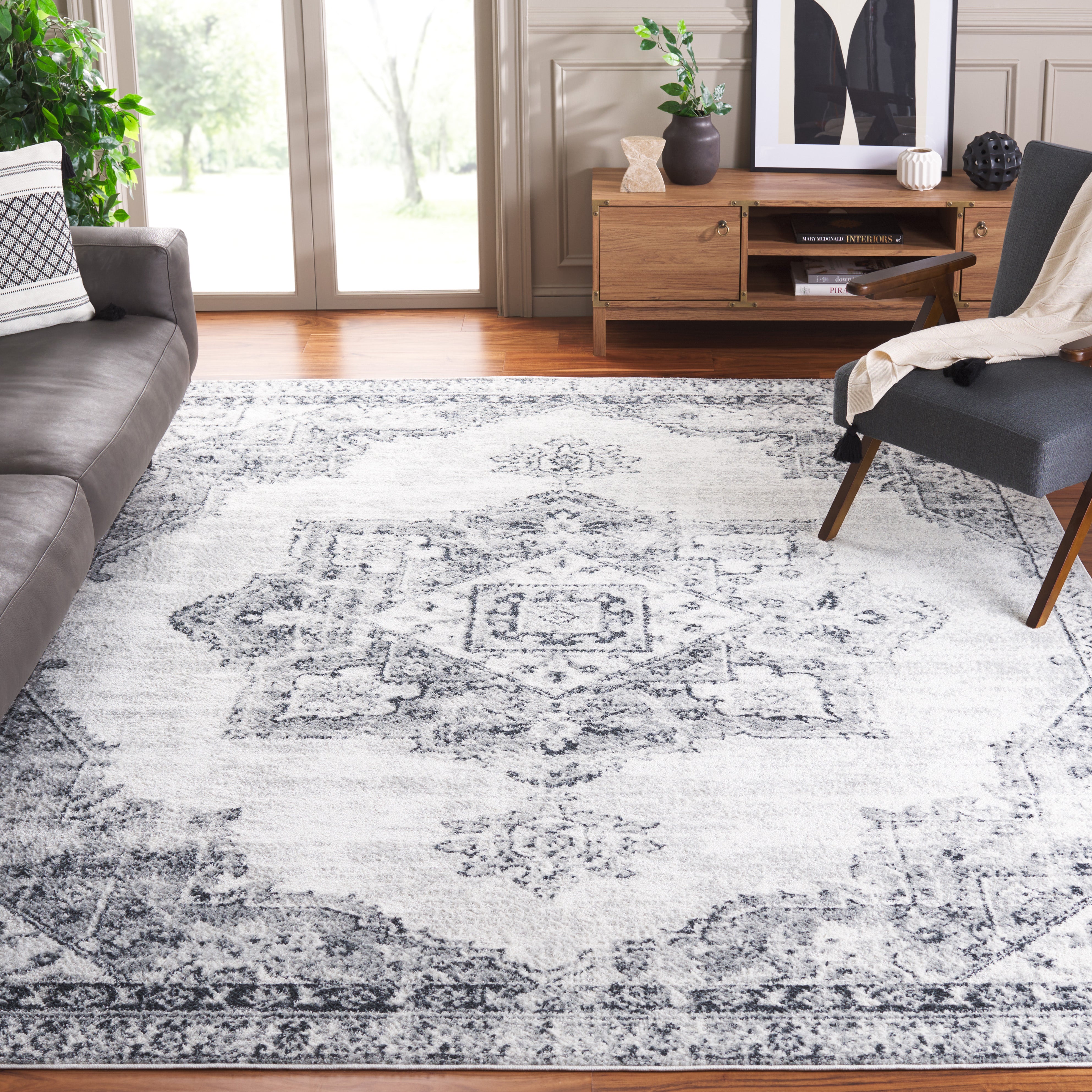 IVORY GREY / CHARCOAL