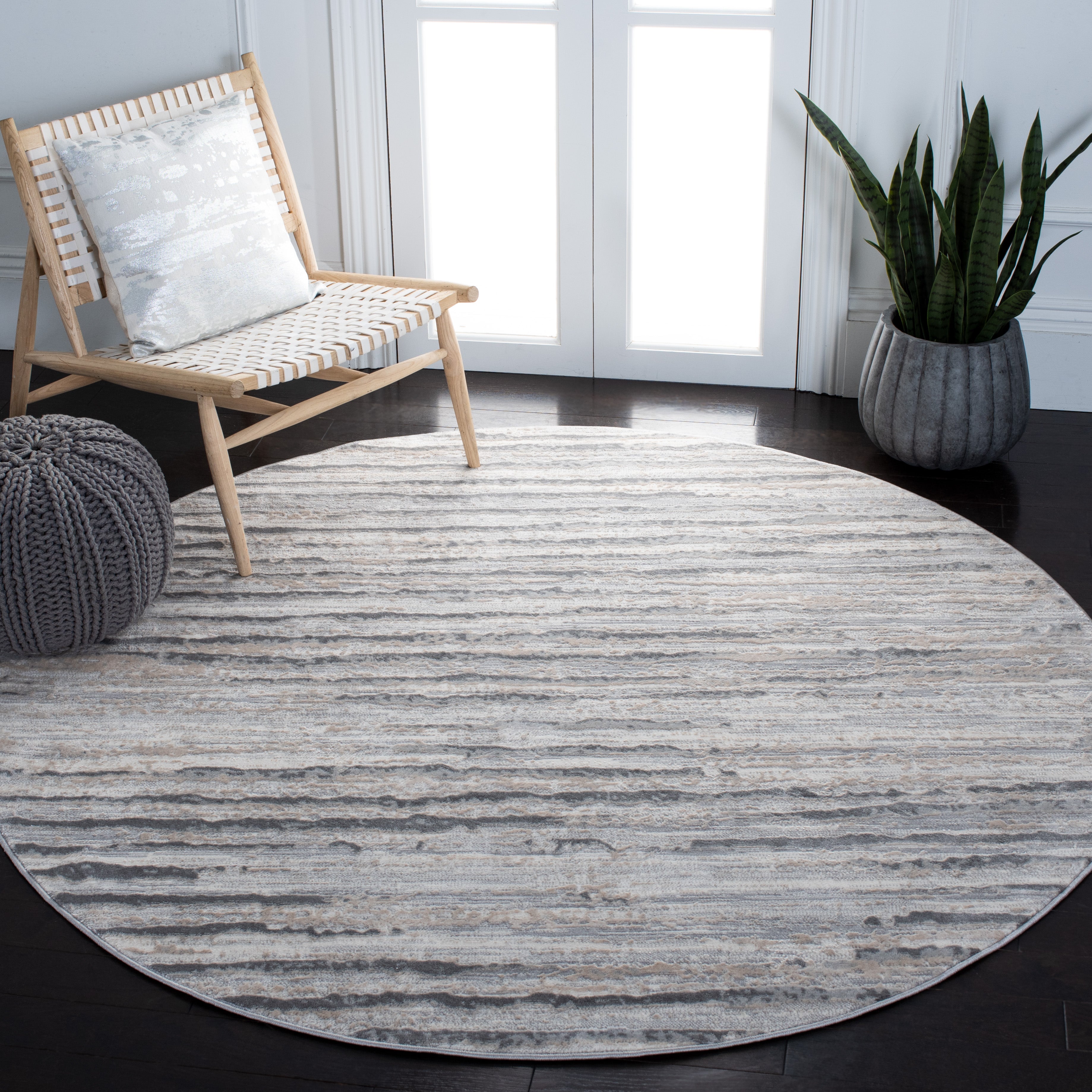 Safavieh Lagoon 518 Rug, LGN518 - Grey / Dark Grey