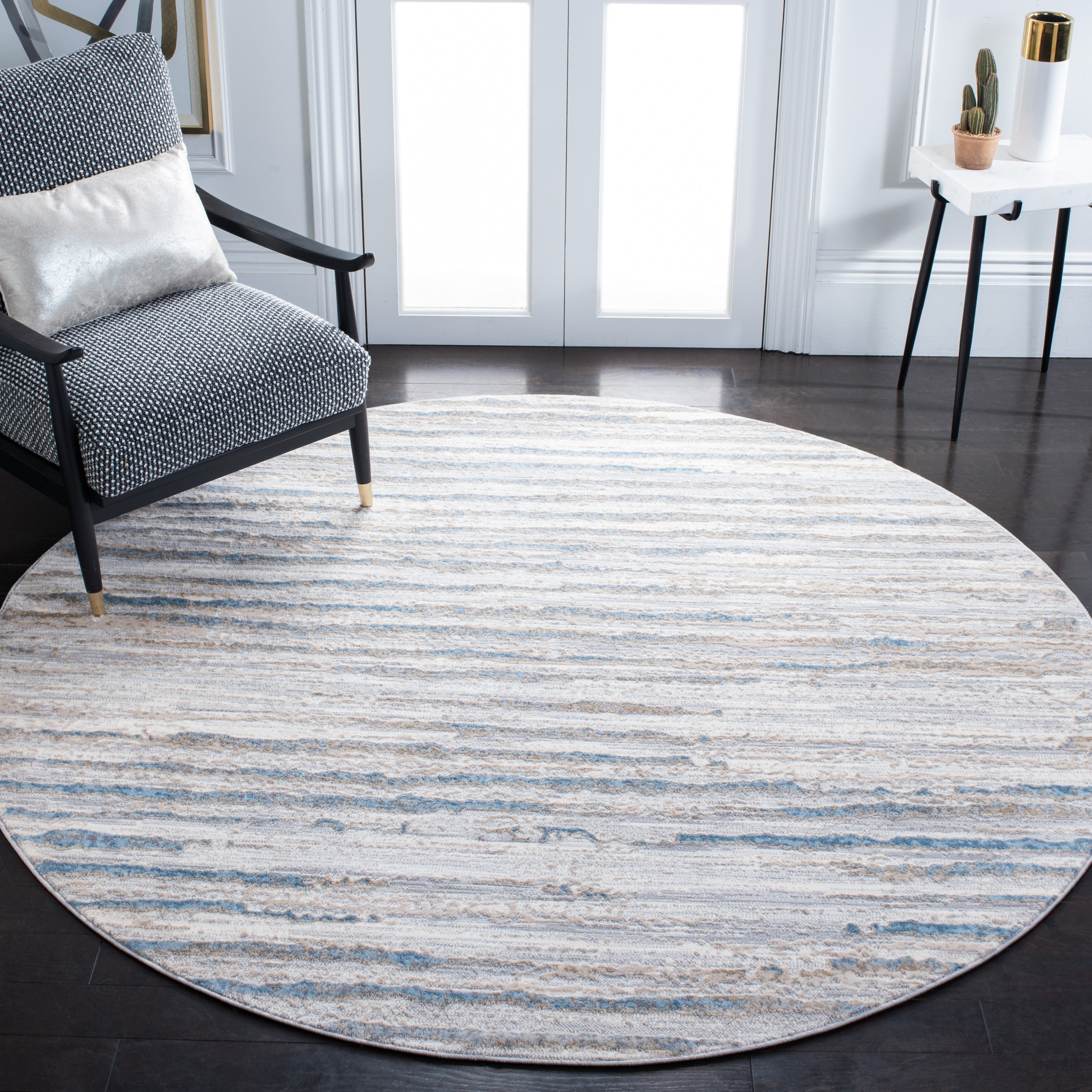 Safavieh Lagoon 518 Rug, LGN518 - Grey / Blue