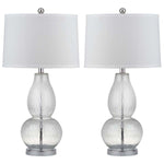 Mercurio 28.5 Inch H Double Gourd Lamp (Set of 2) | Safavieh - LIT4155 - Clear