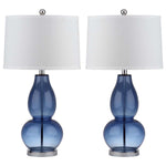 Mercurio 28.5 Inch H Double Gourd Lamp (Set of 2) | Safavieh - LIT4155 - Blue