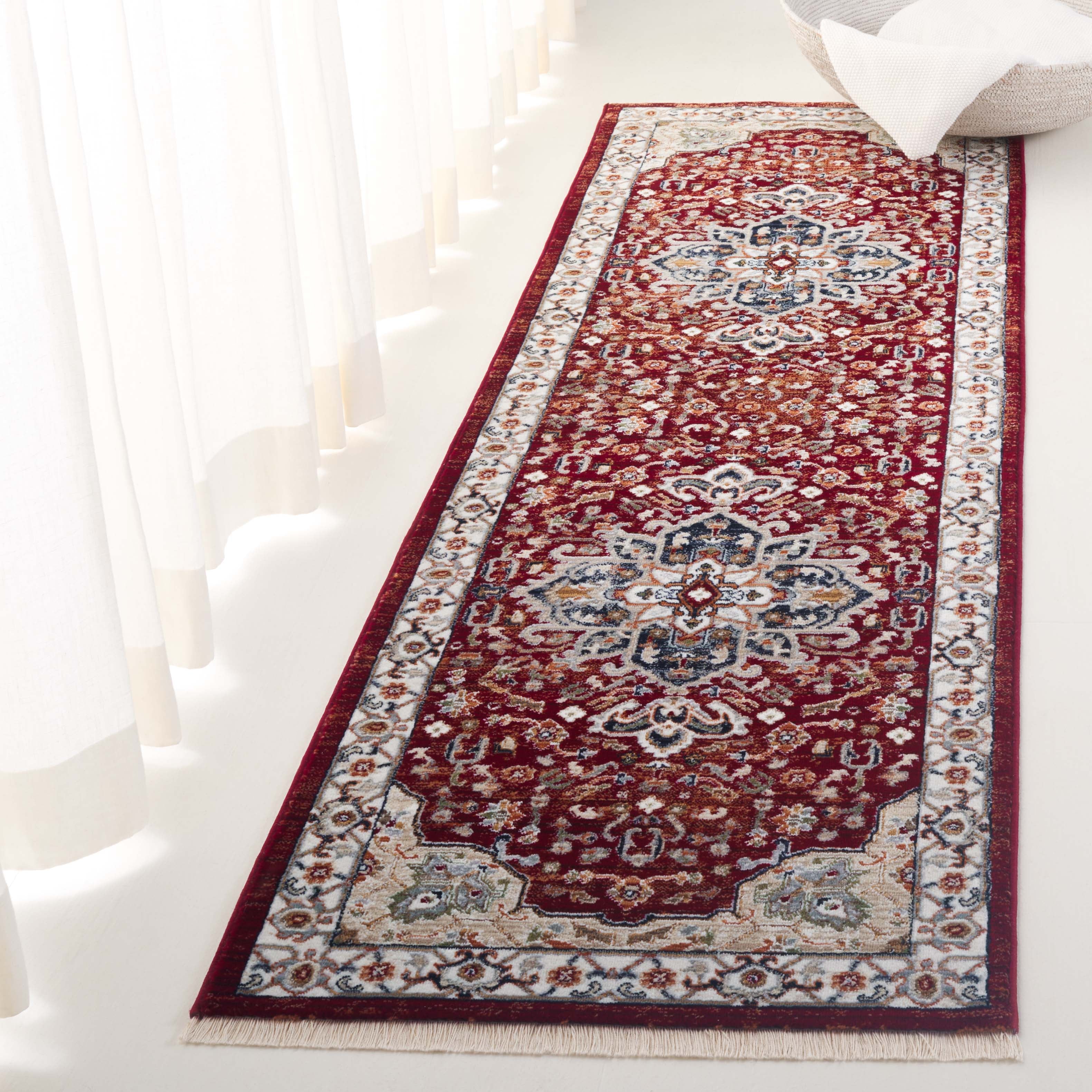 RED / BEIGE IVORY