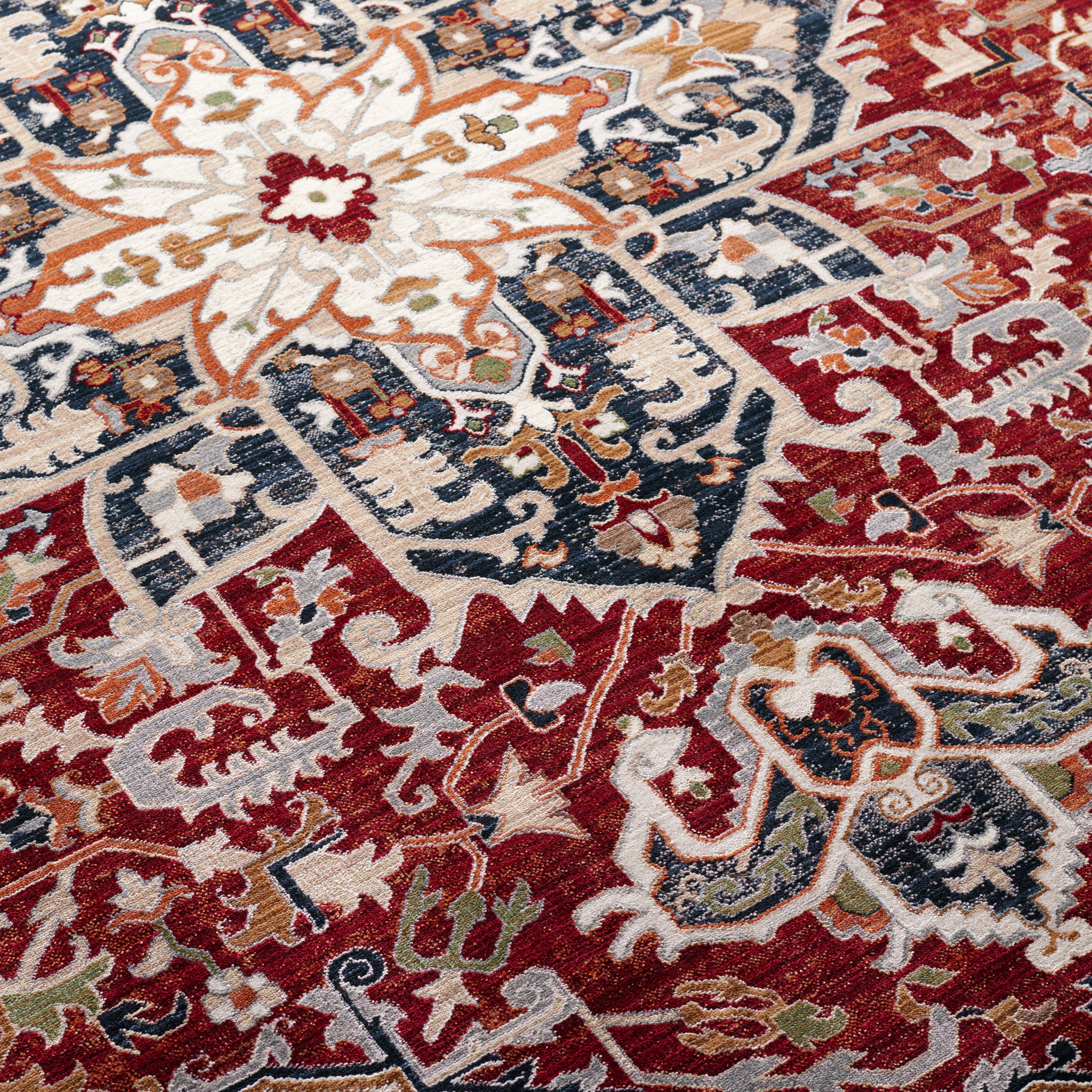 RED / BEIGE IVORY