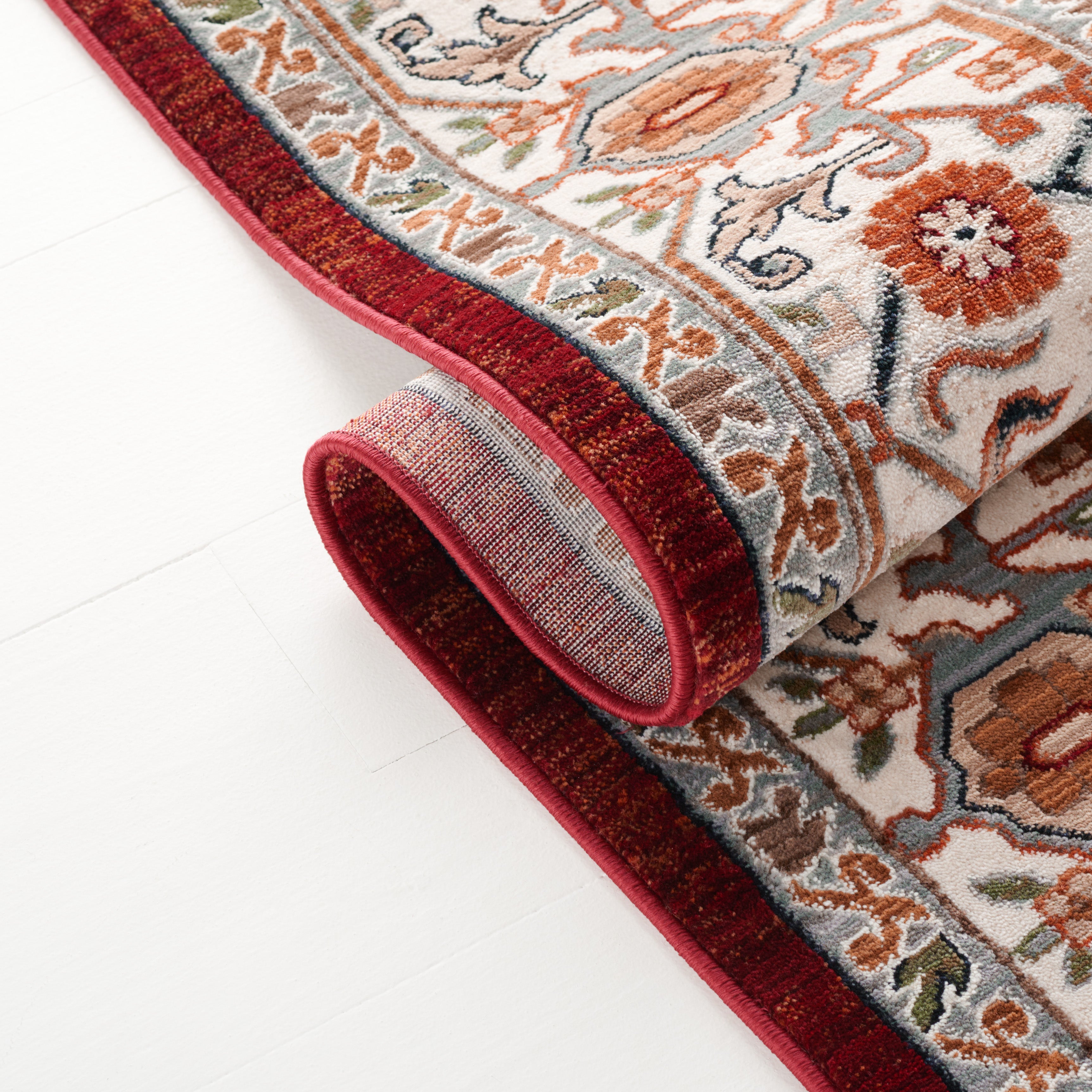 RED / BEIGE IVORY