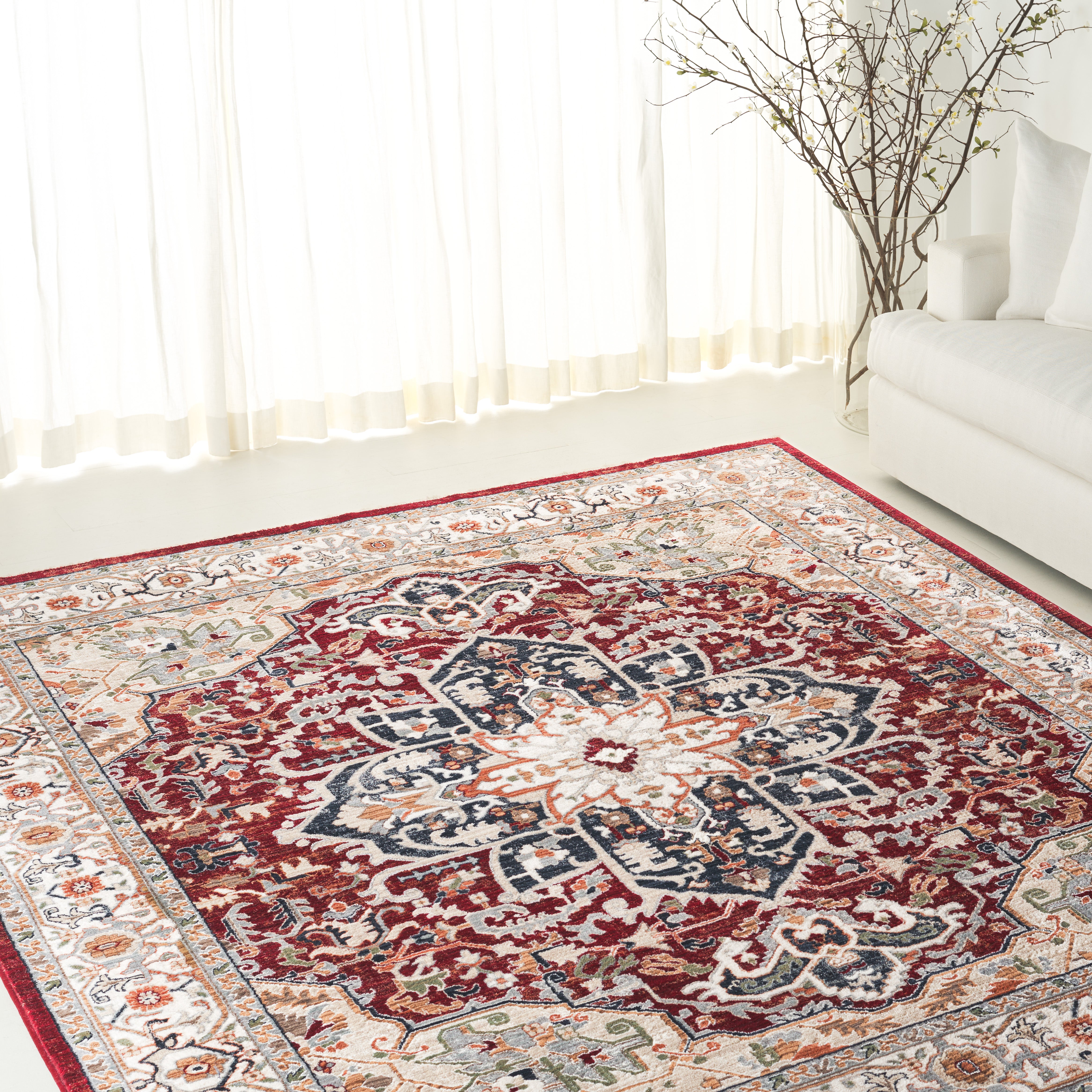RED / BEIGE IVORY