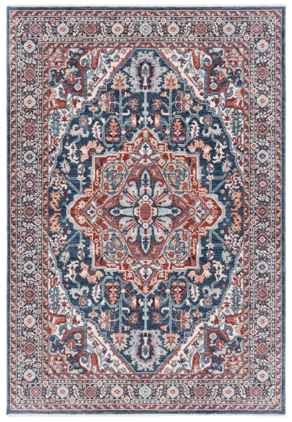 NAVY / RED IVORY