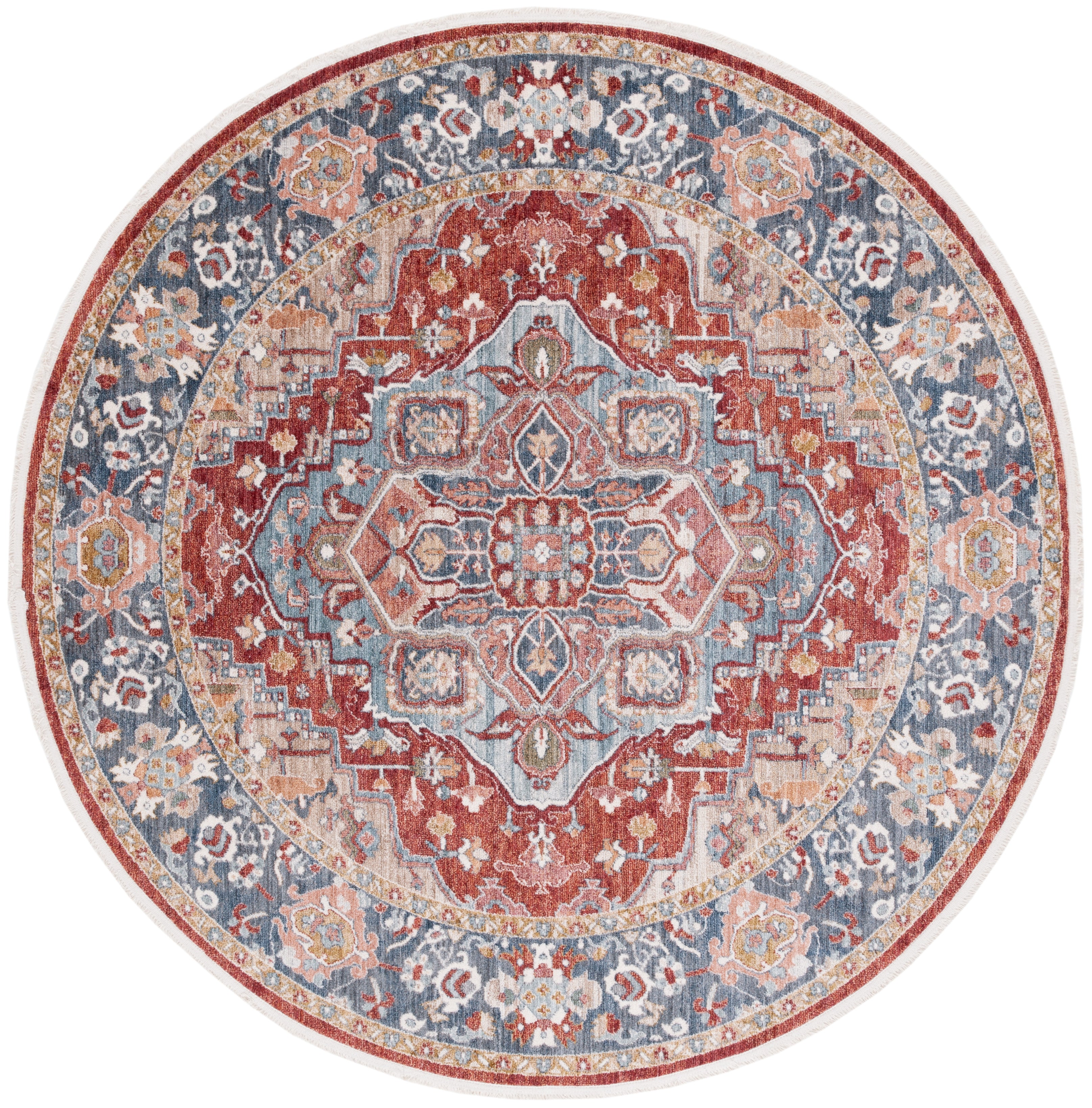 BEIGE / BLUE RED