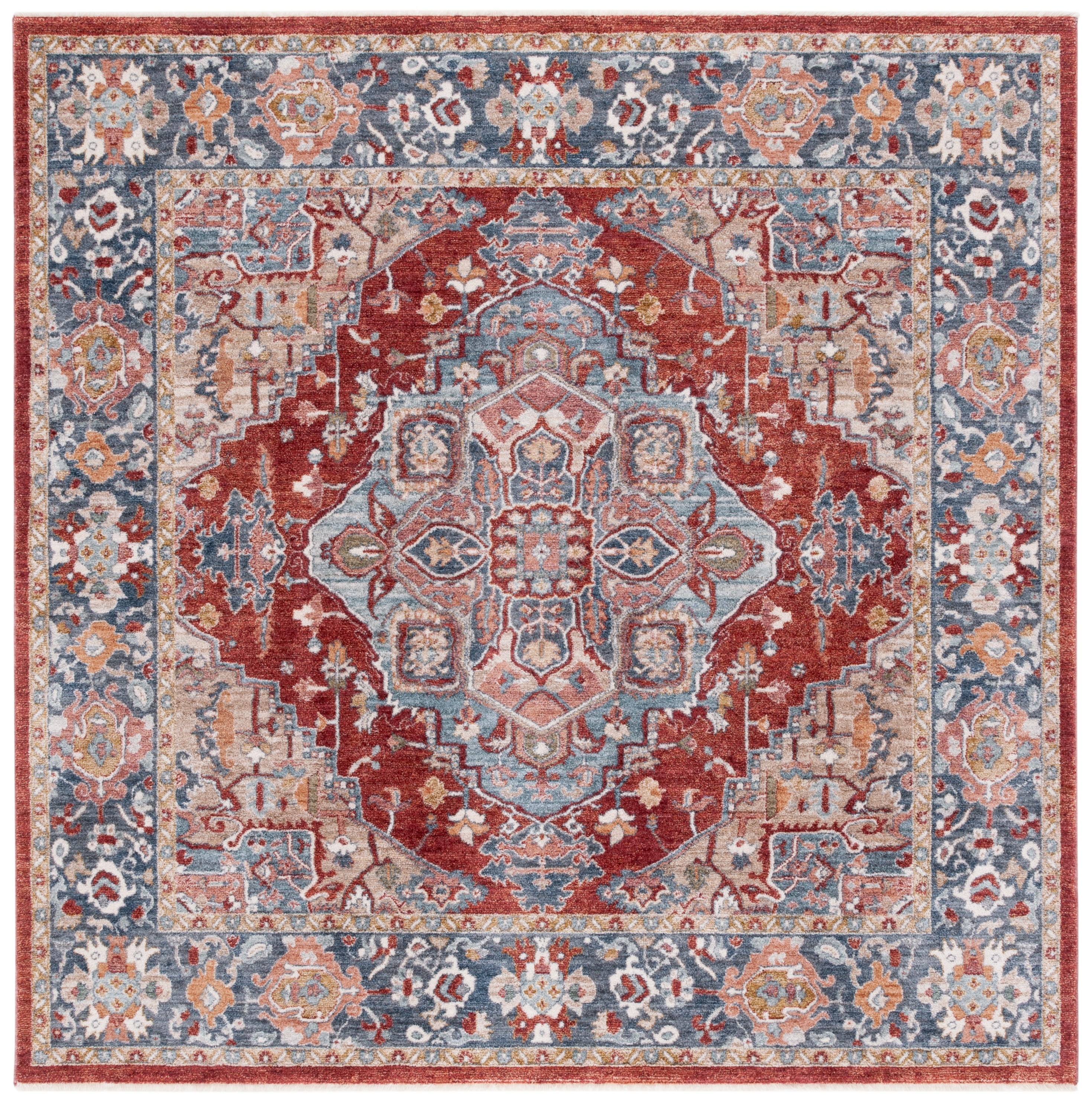 BEIGE / BLUE RED