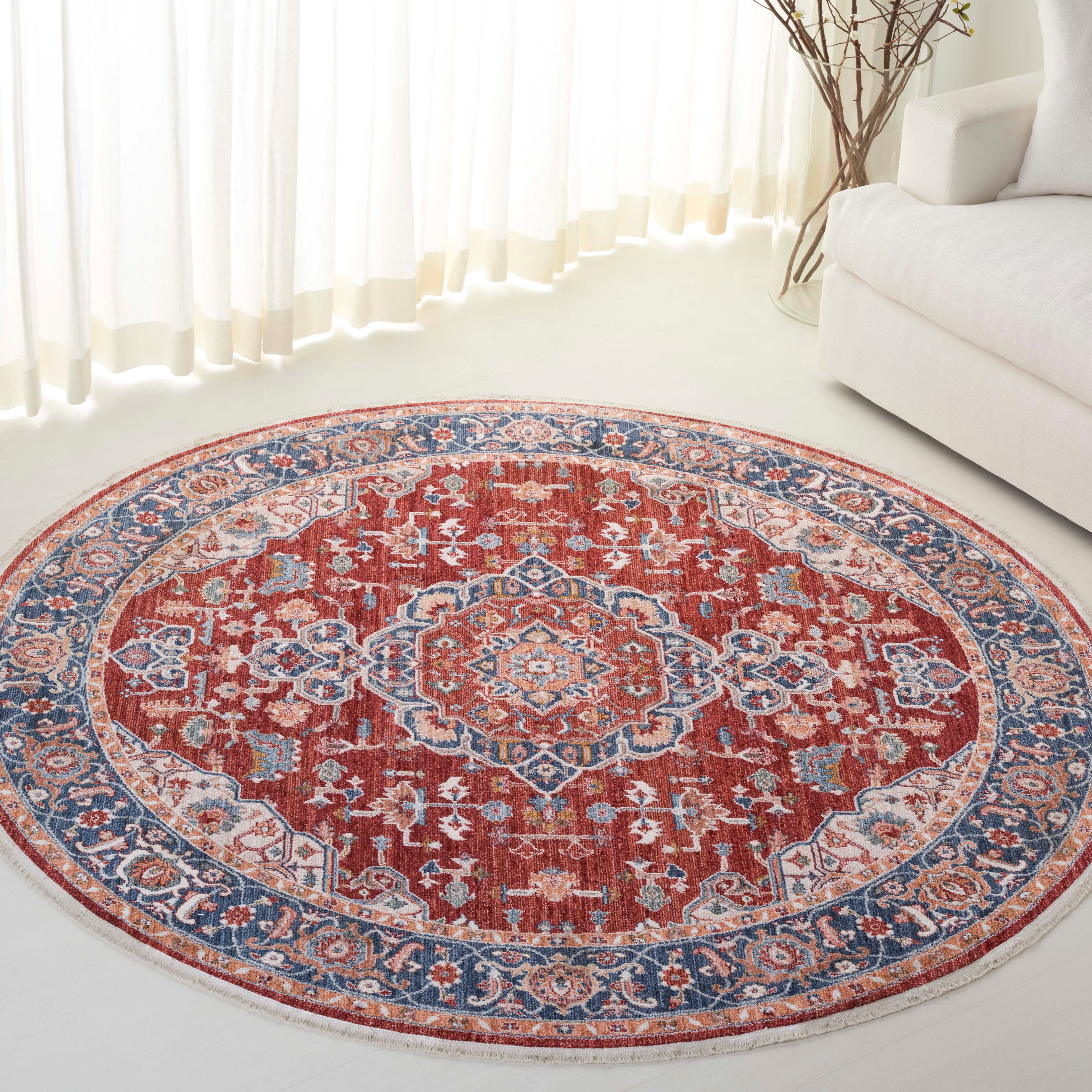 RED / IVORY BLUE
