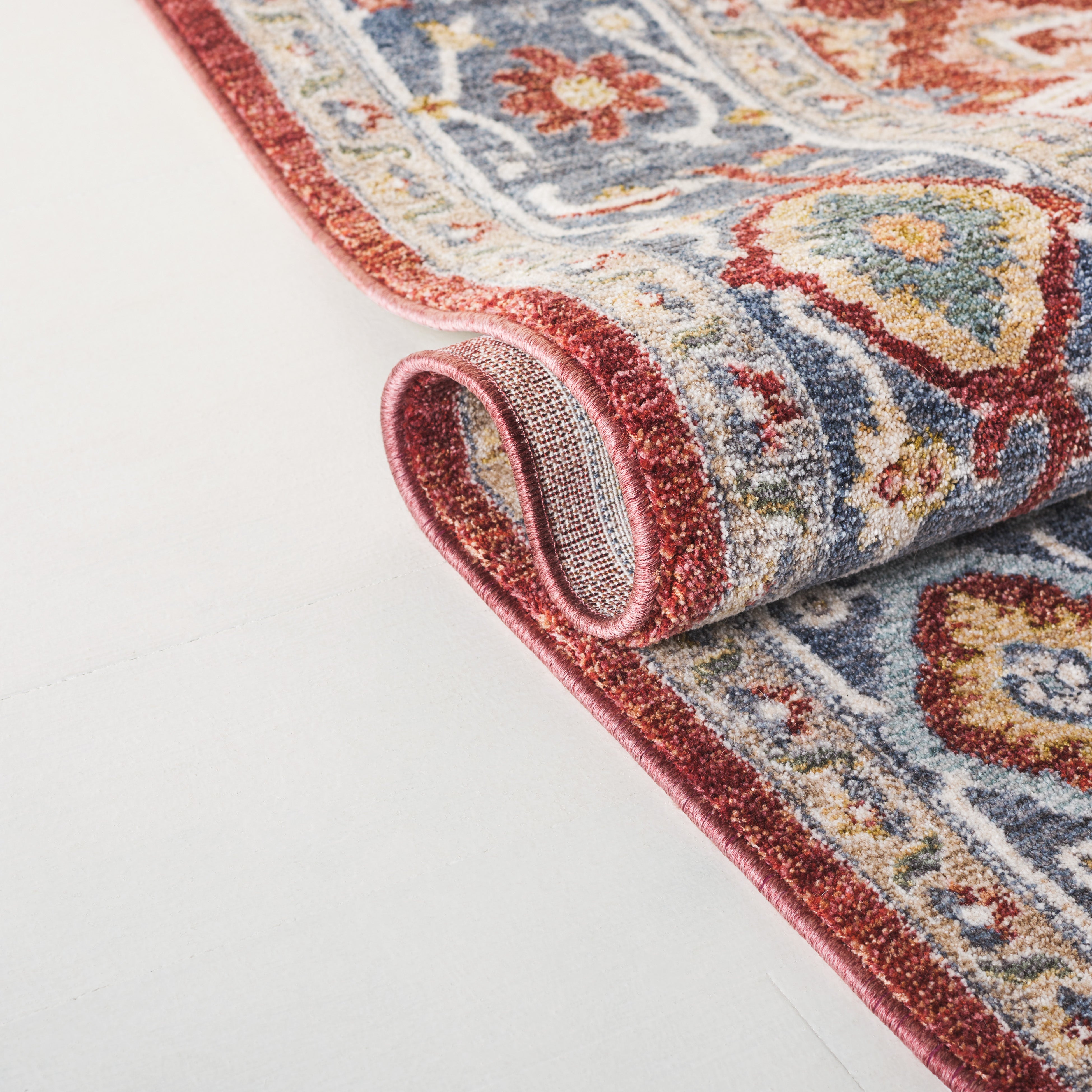 BLUE / RED IVORY