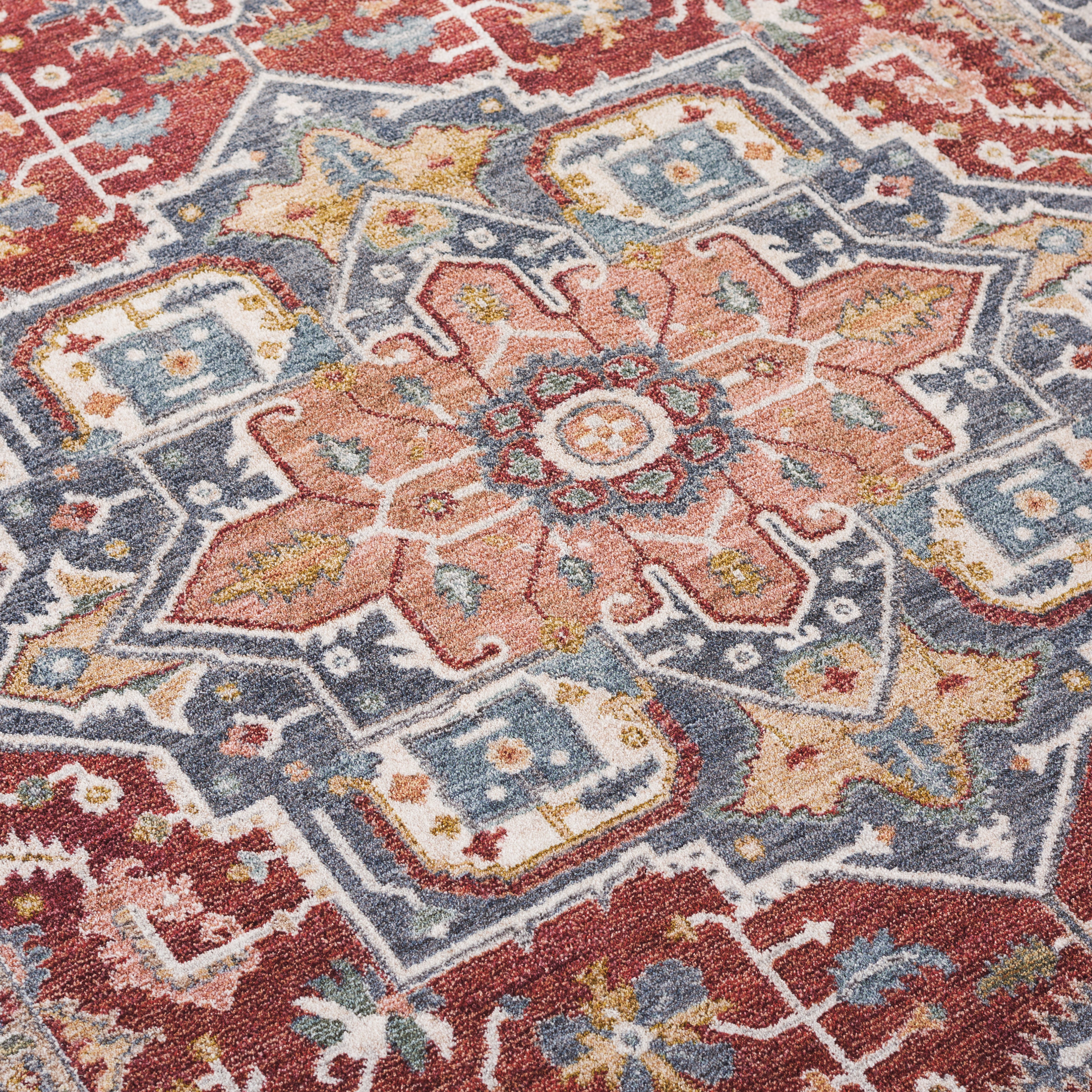 BLUE / RED IVORY