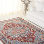 BLUE / RED IVORY